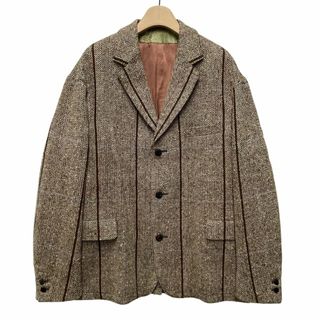 VISVIM - VISVIM ビズビム 23AW 品番0123205013017 YARDBIRD JKT HERRING BONE ジャケット ブラウン サイズ3 正規品 / 33718