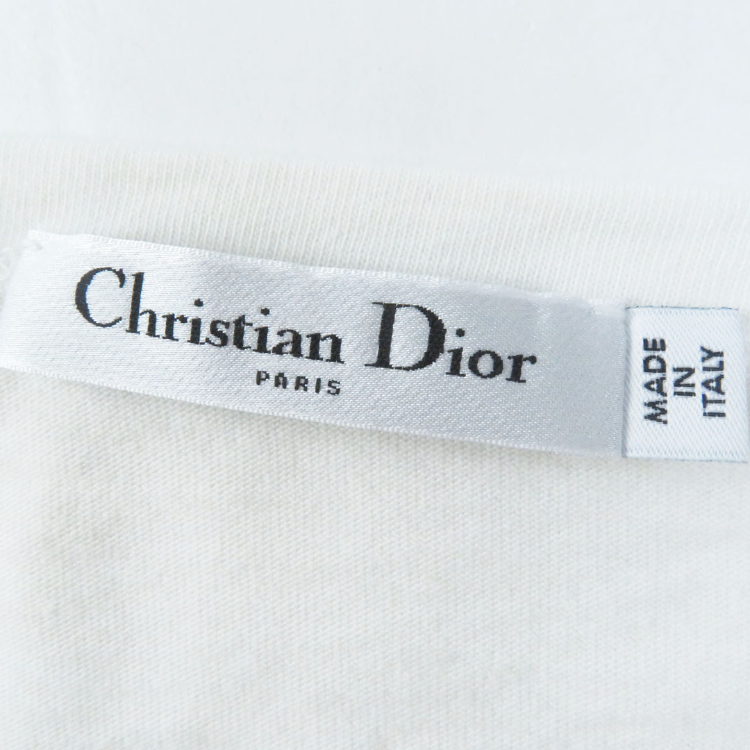 Christian Dior(クリスチャンディオール)の美品◎Christian Dior クリスチャンディオール 22年製 243T31A4085 DIORIVIERA 半袖Ｔシャツ ホワイト ダークネイビー M イタリア製 正規品 レディース レディースのトップス(Tシャツ(半袖/袖なし))の商品写真