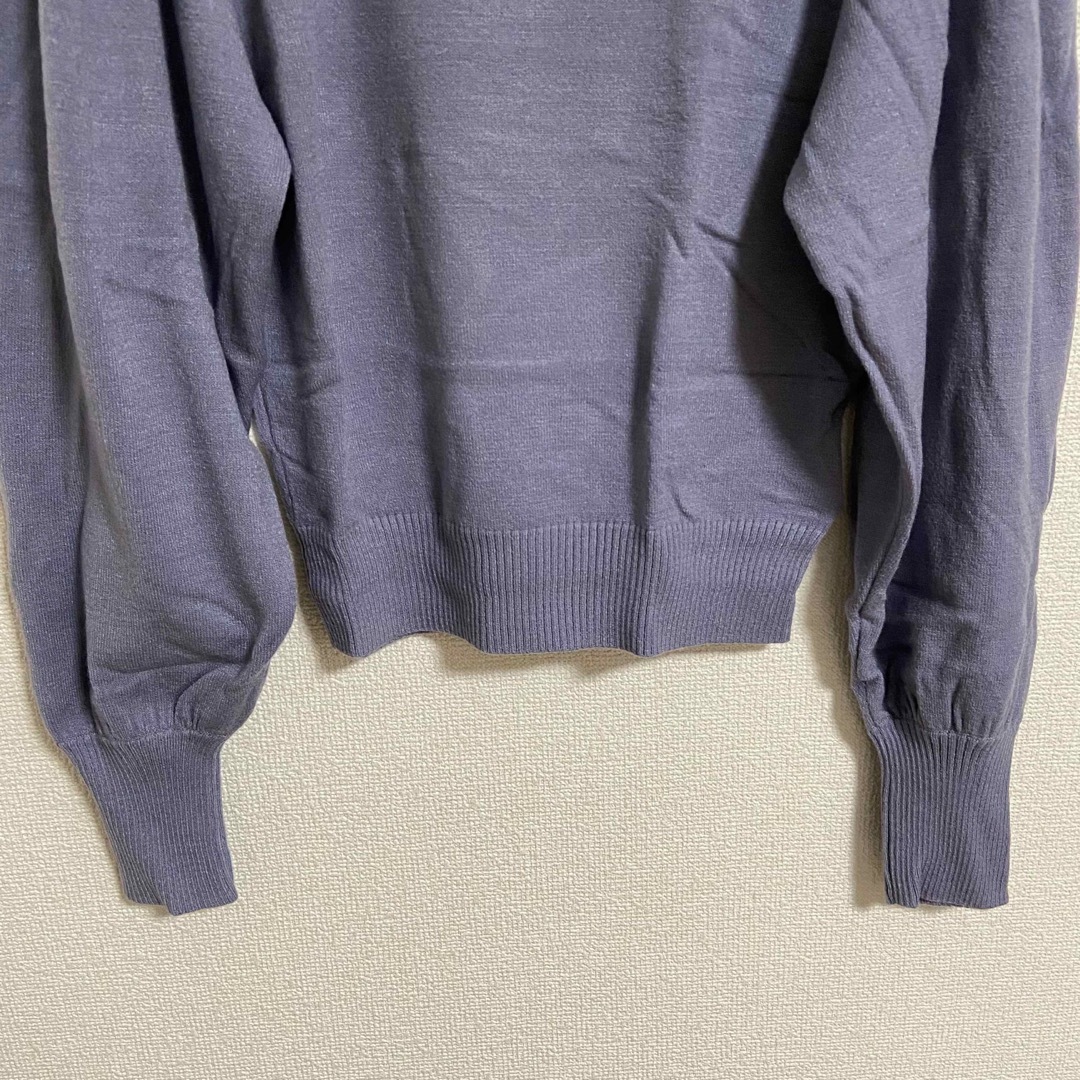 SpRay(スプレイ)の【未使用】スプレイ　リビーアンドローズ　長袖ニット　青　紫　パープル レディースのトップス(ニット/セーター)の商品写真