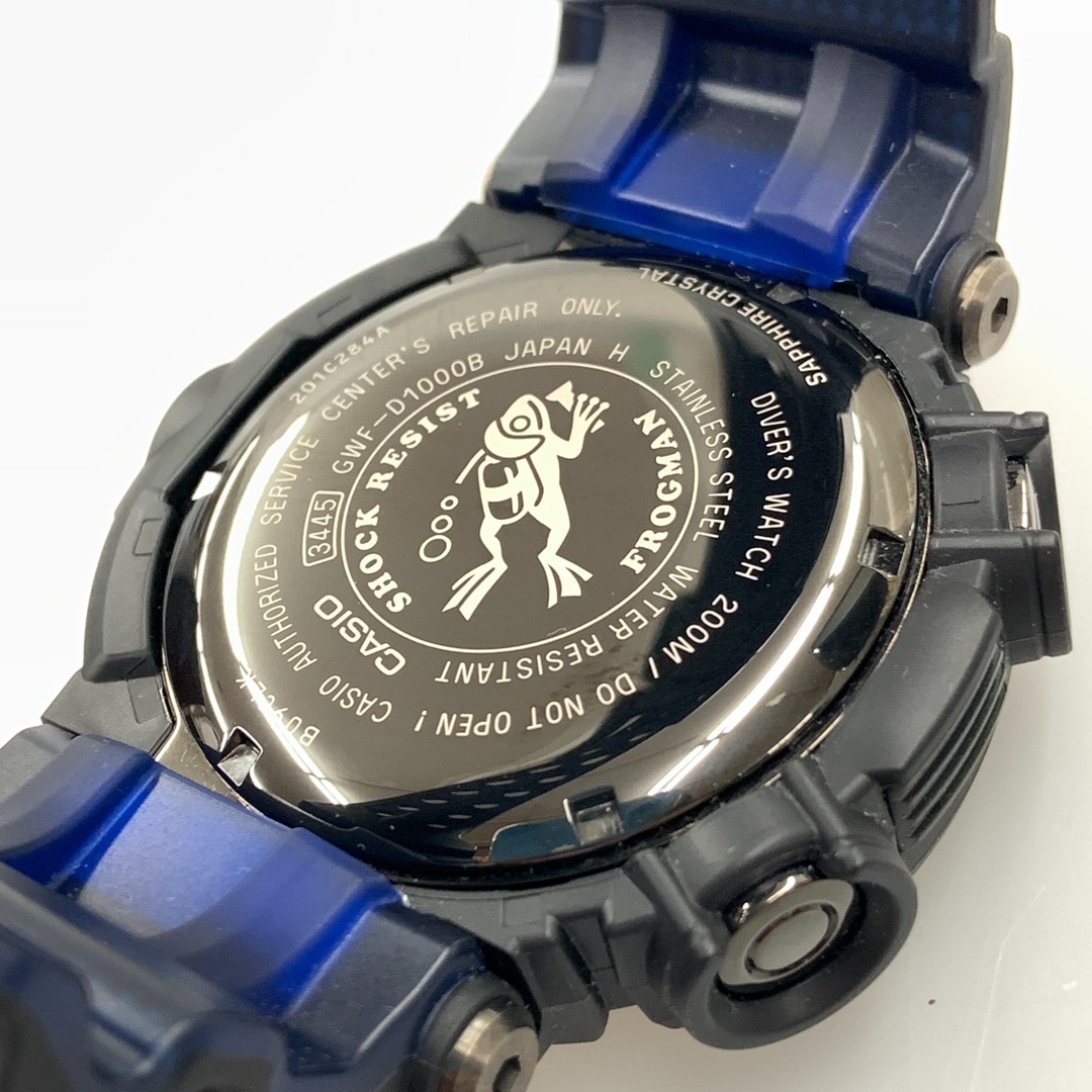 CASIO(カシオ)の〇〇CASIO カシオ G-SHOCK Gショック フロッグマン ソーラー電波クォーツ 腕時計 GWF-D1000B ブラック x ブルー メンズの時計(腕時計(アナログ))の商品写真