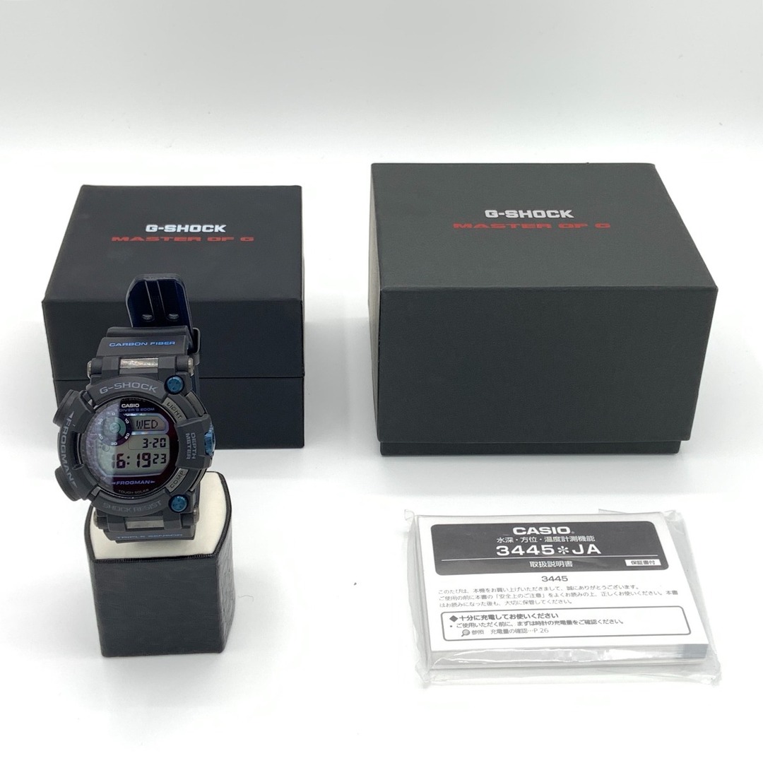 CASIO(カシオ)の〇〇CASIO カシオ G-SHOCK Gショック フロッグマン ソーラー電波クォーツ 腕時計 GWF-D1000B ブラック x ブルー メンズの時計(腕時計(アナログ))の商品写真