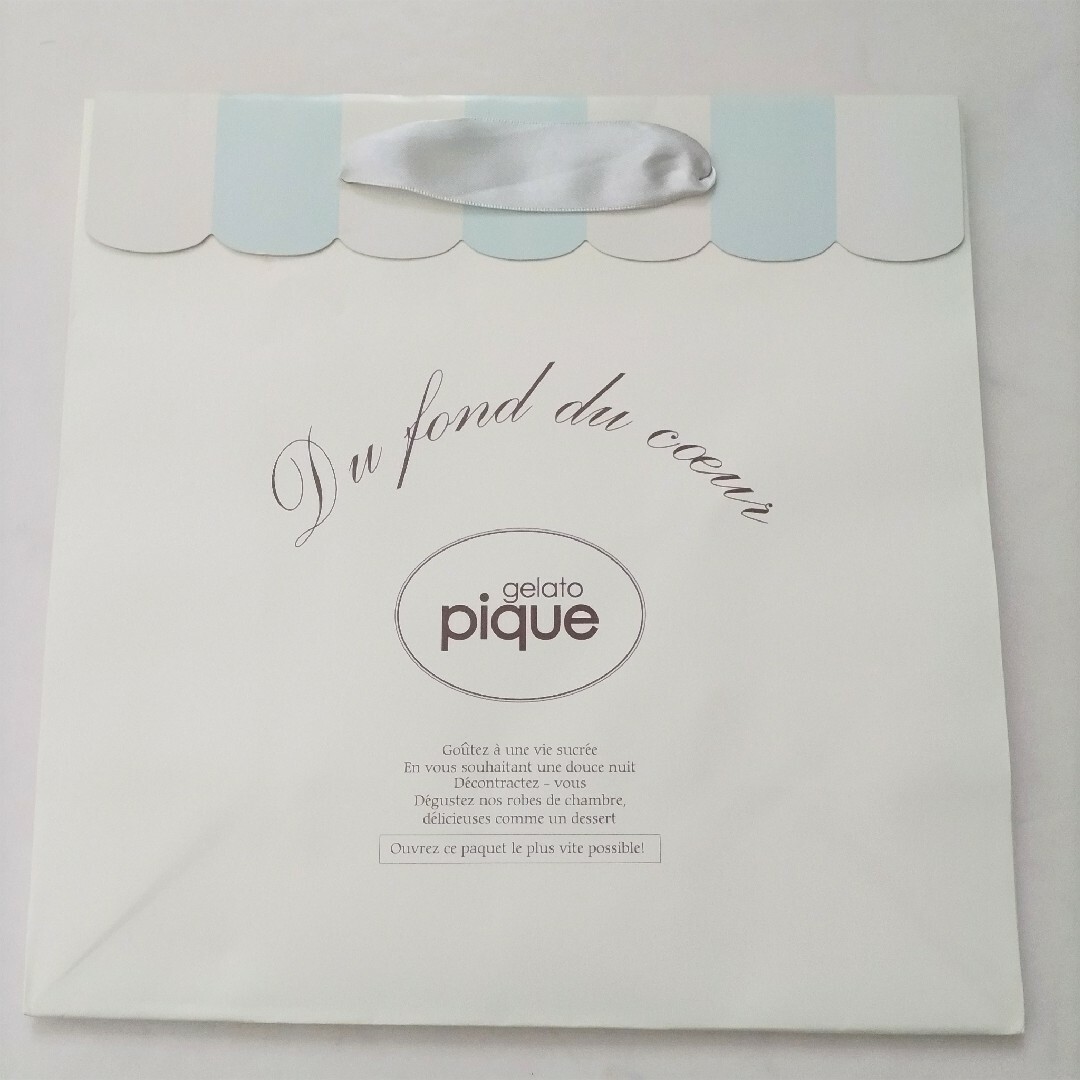 gelato pique(ジェラートピケ)の【gelato pique】紙袋2点 レディースのバッグ(ショップ袋)の商品写真
