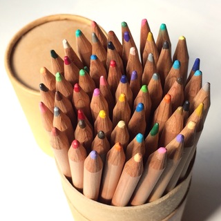 ムジルシリョウヒン(MUJI (無印良品))のラベンダー様専用　色鉛筆 MUJI 無印良品 60色 ※ケースなし(色鉛筆)