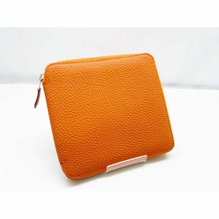 エルメス(Hermes)の未使用保管　美品　エルメス　ジップ　ラウンド　 CDケース　ポーチ　オレンジ(その他)