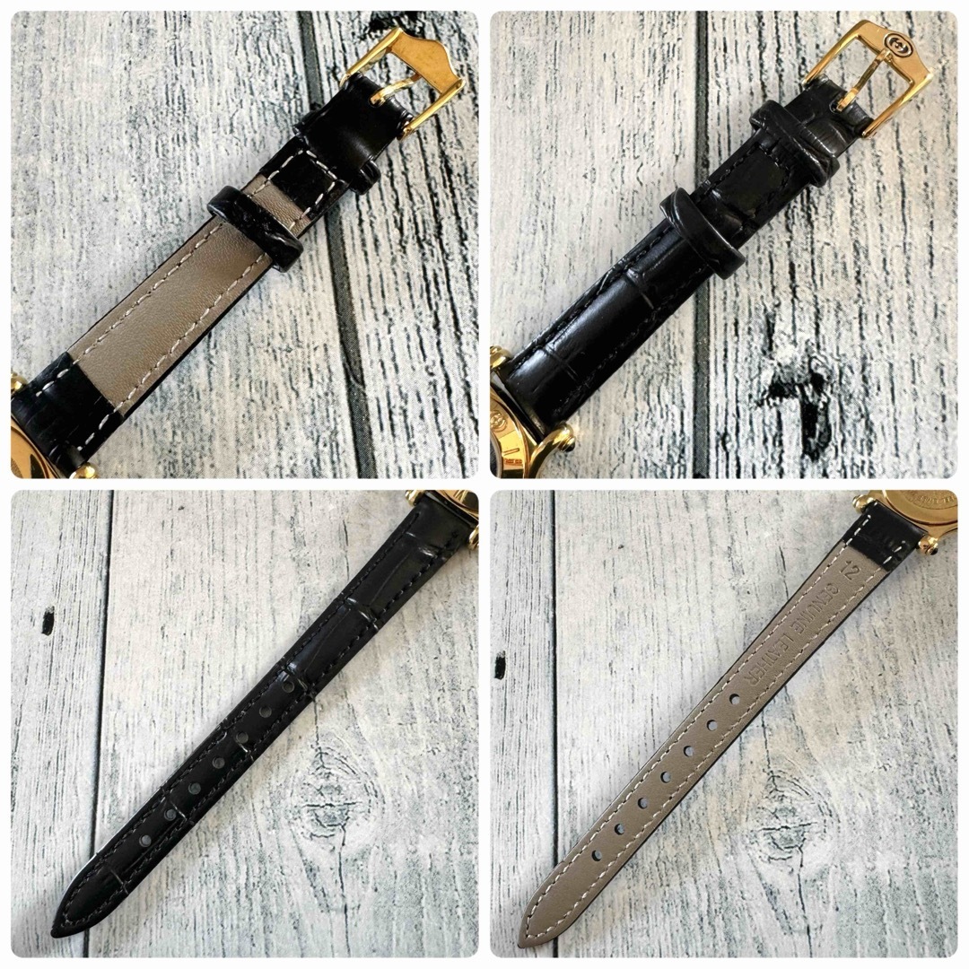 GUCCI - 【電池交換済】GUCCI グッチ 6500P 腕時計 ブラック GUCCI - 【電池交換済】GUCCI グッチ 6500P 腕時計 ブラック