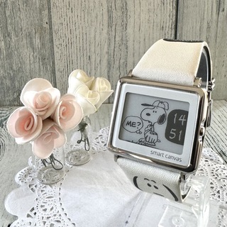 EPSON - 【電池交換済】Smart Canvas 腕時計 スヌーピー Vintage