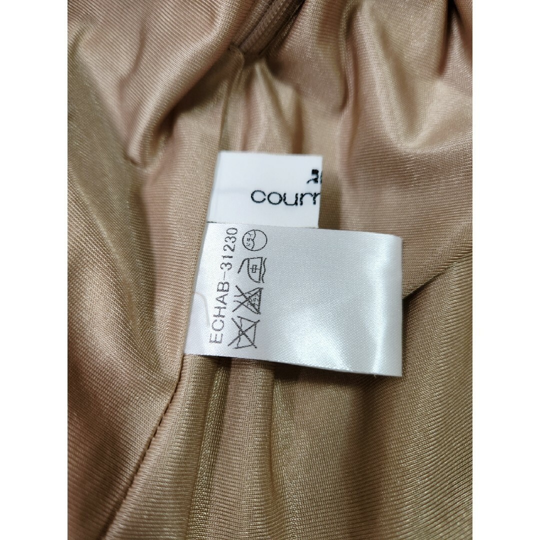 Courreges(クレージュ)の9【美品】個性的♡クレージュ さくらんぼ柄 ブラウン系 ひざ丈フレアスカート レディースのスカート(ひざ丈スカート)の商品写真