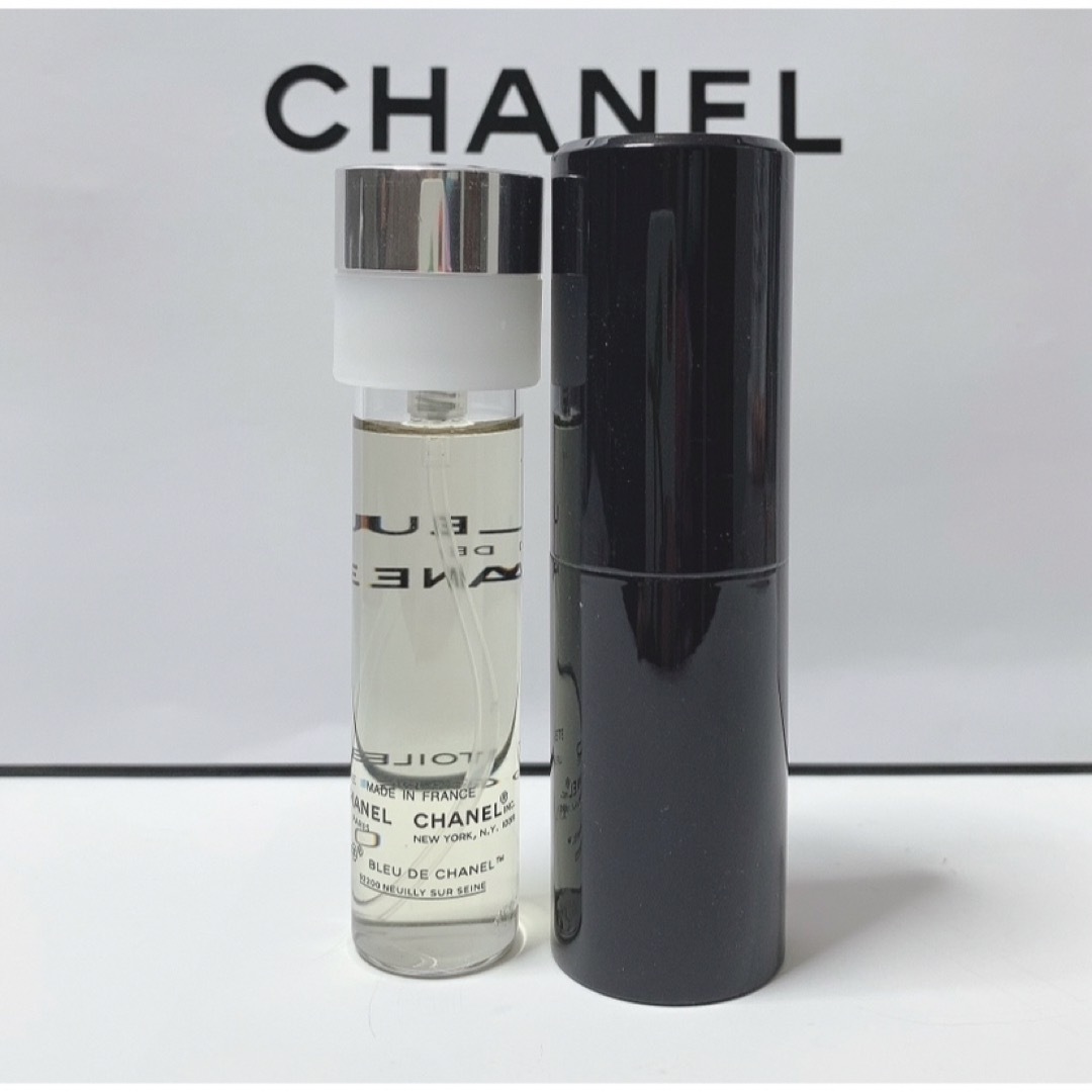 CHANEL(シャネル)の【シャネル 】⭐️ブルードゥシャネル EDT トラベル スプレイ 本体&レフィル コスメ/美容の香水(香水(男性用))の商品写真