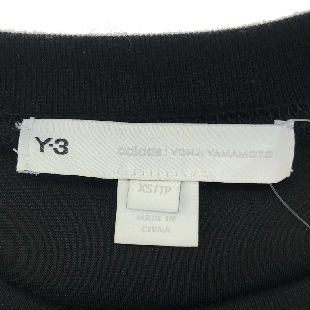 Y-3(ワイスリー)のY-3 ワイスリー U SQUARE VELVET SPACER CREW SWEATSHIRT ベロアクルーネックスウェットトレーナー ブラック XS HB3339 1AX001 メンズのトップス(スウェット)の商品写真