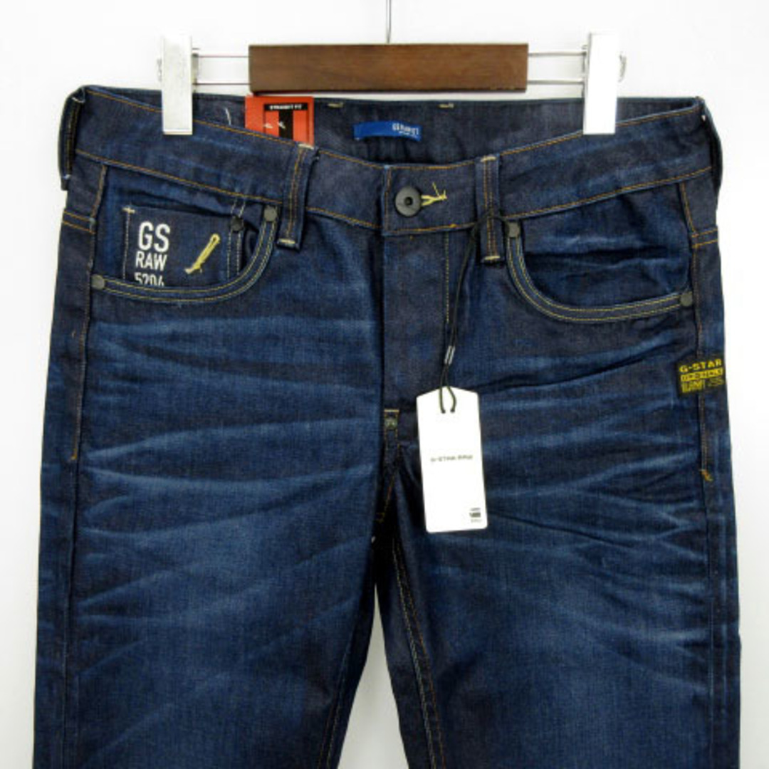 G-STAR RAW(ジースター)の未使用品 ジースターロウ デニム パンツ USED加工 ヒゲ インディゴ W30 メンズのパンツ(デニム/ジーンズ)の商品写真