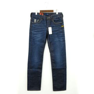 ジースター(G-STAR RAW)の未使用品 ジースターロウ デニム パンツ USED加工 ヒゲ インディゴ W30(デニム/ジーンズ)