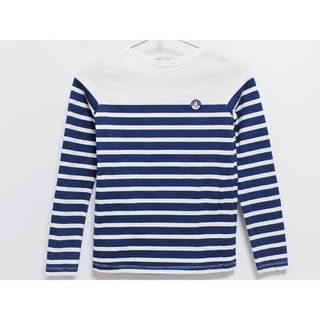 プチバトー(PETIT BATEAU)の【春物 新入荷!】‡プチバトー/PETIT BATEAU‡152cm 長袖Tシャツ/長袖カットソー/ロンT 白×ブルー【中古】子供服 キッズ kids ジュニア 男の子 女の子 春秋 tops 213042(Tシャツ/カットソー)