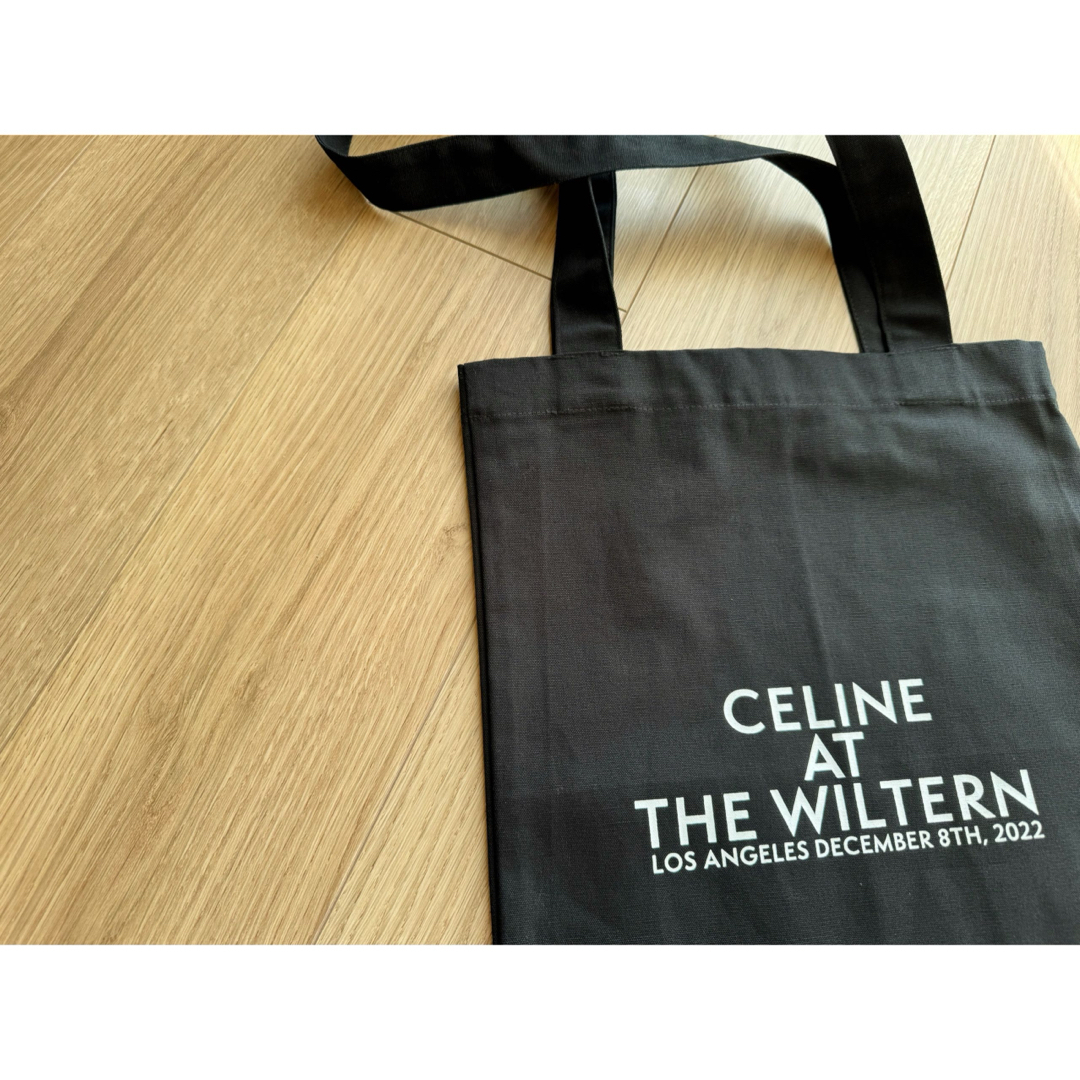 celine(セリーヌ)のcelineセリーヌ　ノベルティ　エコバッグ　黒 レディースのバッグ(エコバッグ)の商品写真