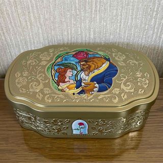 ビジョトヤジュウ(美女と野獣)の美女と野獣 ディズニー 缶ケース キャラクターグッズ ベル ルミエールポット夫人(キャラクターグッズ)