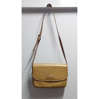 ランセル(LANCEL)の80’s LANCEL モノグラム レザー ショルダーバッグ カーキ(ショルダーバッグ)