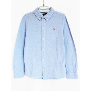 ラルフローレン(Ralph Lauren)の【春物 新入荷!】[ラルフローレン/Ralph Lauren]130cm 長袖シャツ/長袖カットソーシャツ ブルー フォーマル お受験 見学会 説明会 お稽古 スクール 通学 入学式 卒園式 結婚式 発表会 謝恩会 冠婚葬祭【中古】子供服 キッズ kids 男の子 春秋 tops 913042(シャツ/カットソー)