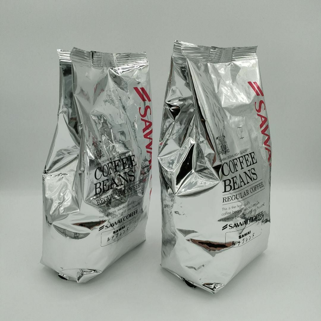 SAWAI COFFEE(サワイコーヒー)の澤井珈琲　コーヒー豆　珈琲豆　ルナブレンド　銀　400g×2袋 食品/飲料/酒の飲料(コーヒー)の商品写真