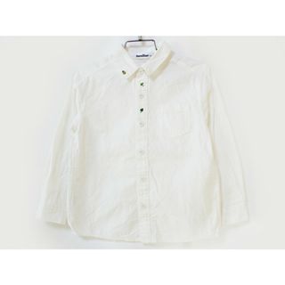 ファミリア(familiar)の【春物 新入荷!】[ファミリア/familiar]110cm 長袖シャツ 白【中古】子供服 キッズ kids 男の子 春秋 tops 513042(シャツ/カットソー)