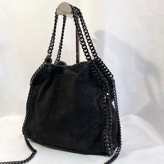 ステラマッカートニー(Stella McCartney)の美品 正規品 ステラマッカートニー ハンドバッグ 2way ファラベラ 黒  鞄(ショルダーバッグ)