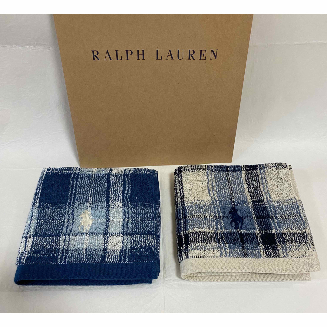 Ralph Lauren(ラルフローレン)のラルフローレン　タオルハンカチ　⭐️2 レディースのファッション小物(ハンカチ)の商品写真