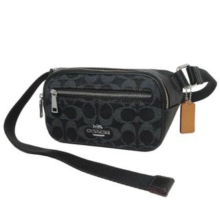 コーチ(COACH)のCOACH ベルトバッグ CQ186 SV/BK (ブラック) アウトレット(ボディバッグ/ウエストポーチ)