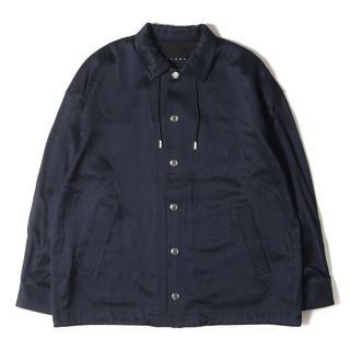 CINOH - CINOH チノ ジャケット サイズ:46 21AW アセテート レーヨン ツイル コーチジャケット TWILL COACH JACKET 21WJK302 ネイビー 紺 日本製 アウター ブルゾン 上着【メンズ】【中古】