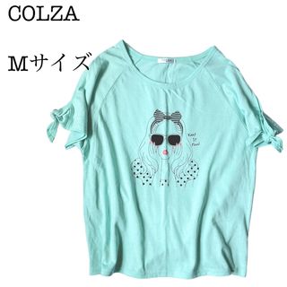 コルザ(COLZA)の【即購入可】 COLZA オープンショルダーTシャツ(ミントグリーン)(Tシャツ(半袖/袖なし))