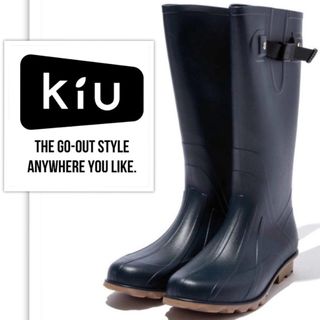 【新品】 KiU　キウ　レインブーツ　ロング　長靴　おしゃれ　雨具　アウトドア