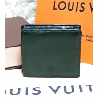 ルイヴィトン(LOUIS VUITTON)のルイヴィトン　ポルトモネボワット　タイガ　コインケース　小銭入れ　濃緑　リペア品(コインケース/小銭入れ)