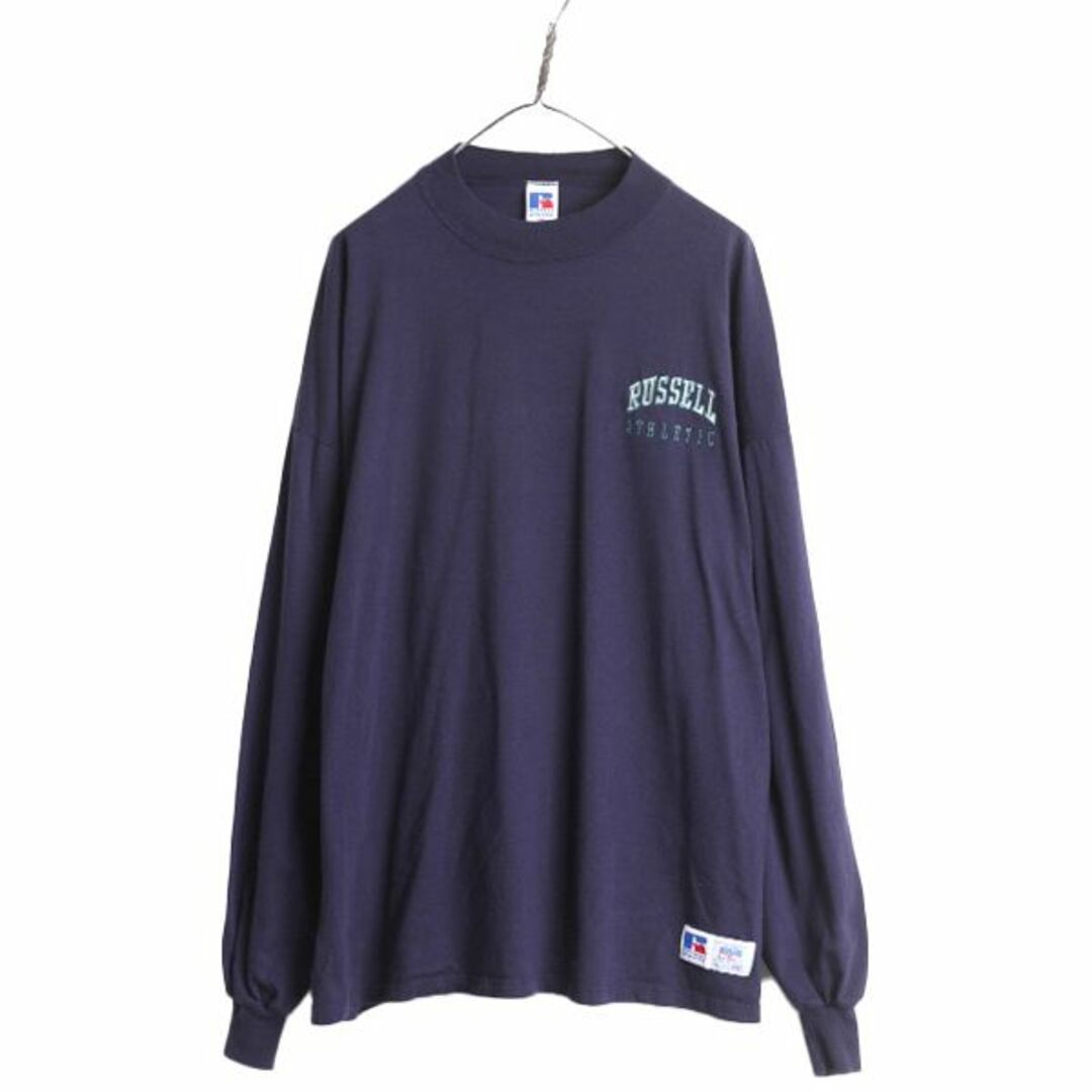 90s USA製 ラッセル モックネック 長袖 Tシャツ メンズ XXL 90s USA製 ラッセル モックネック 長袖 Tシャツ メンズ XXL