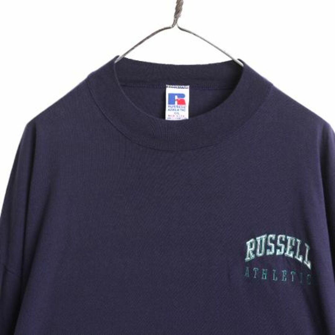 90s USA製 ラッセル モックネック 長袖 Tシャツ メンズ XXL 90s USA製 ラッセル モックネック 長袖 Tシャツ メンズ XXL