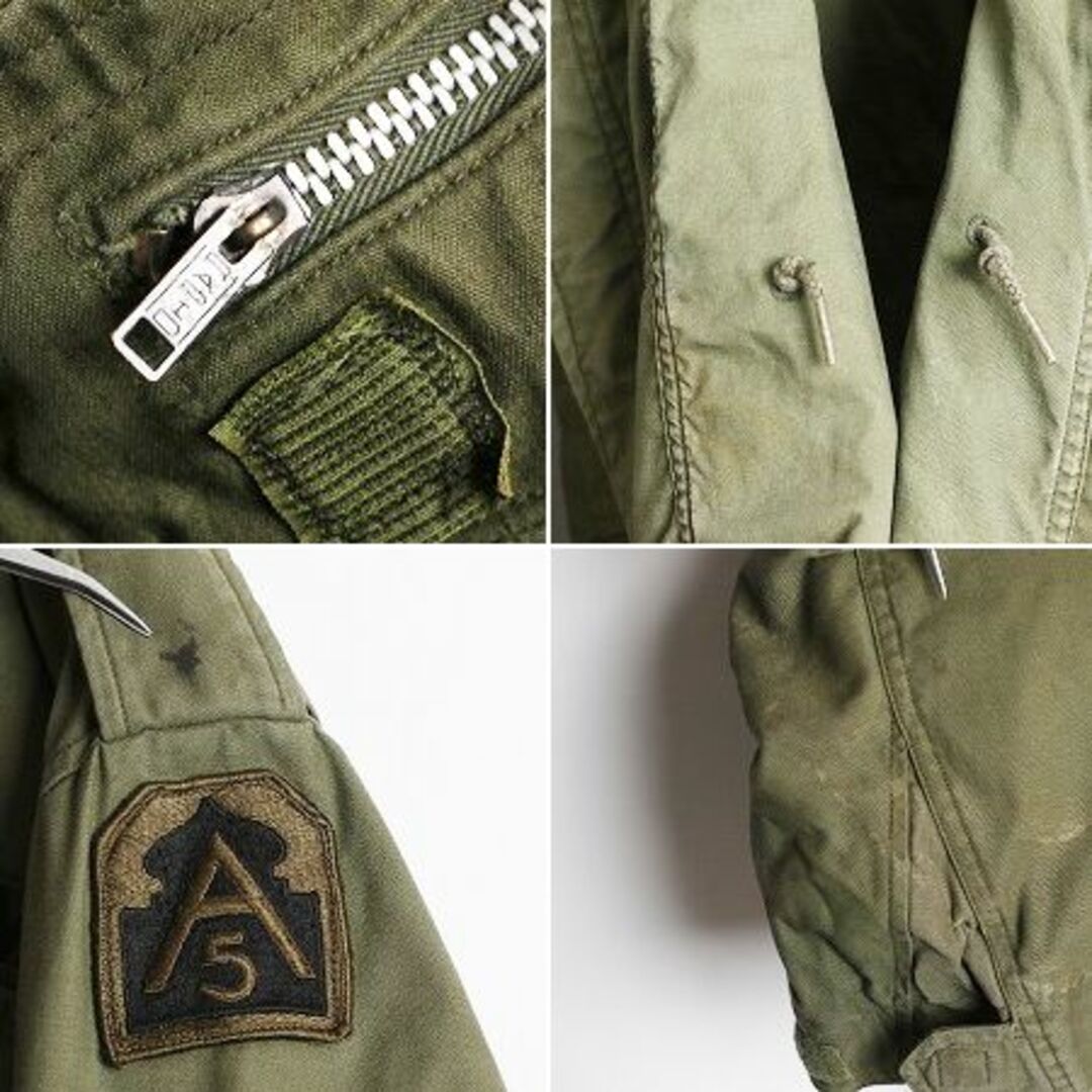 60s ALPHA 社製 69年製 米軍実物 US ARMY M-65 フィールド ジャケット SMALL SHORT / 60年代 ヴィンテージ 2nd アルミ M65 軍物 ジャンパー メンズのジャケット/アウター(ミリタリージャケット)の商品写真