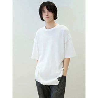 GU - gu undercover ドライワッフルT(5分袖) White 白の通販 by kkid's