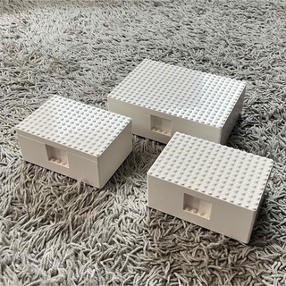 IKEA - IKEA(イケア) BYGGLEKビッグレク レゴ®ボックス ふた付き3点セット