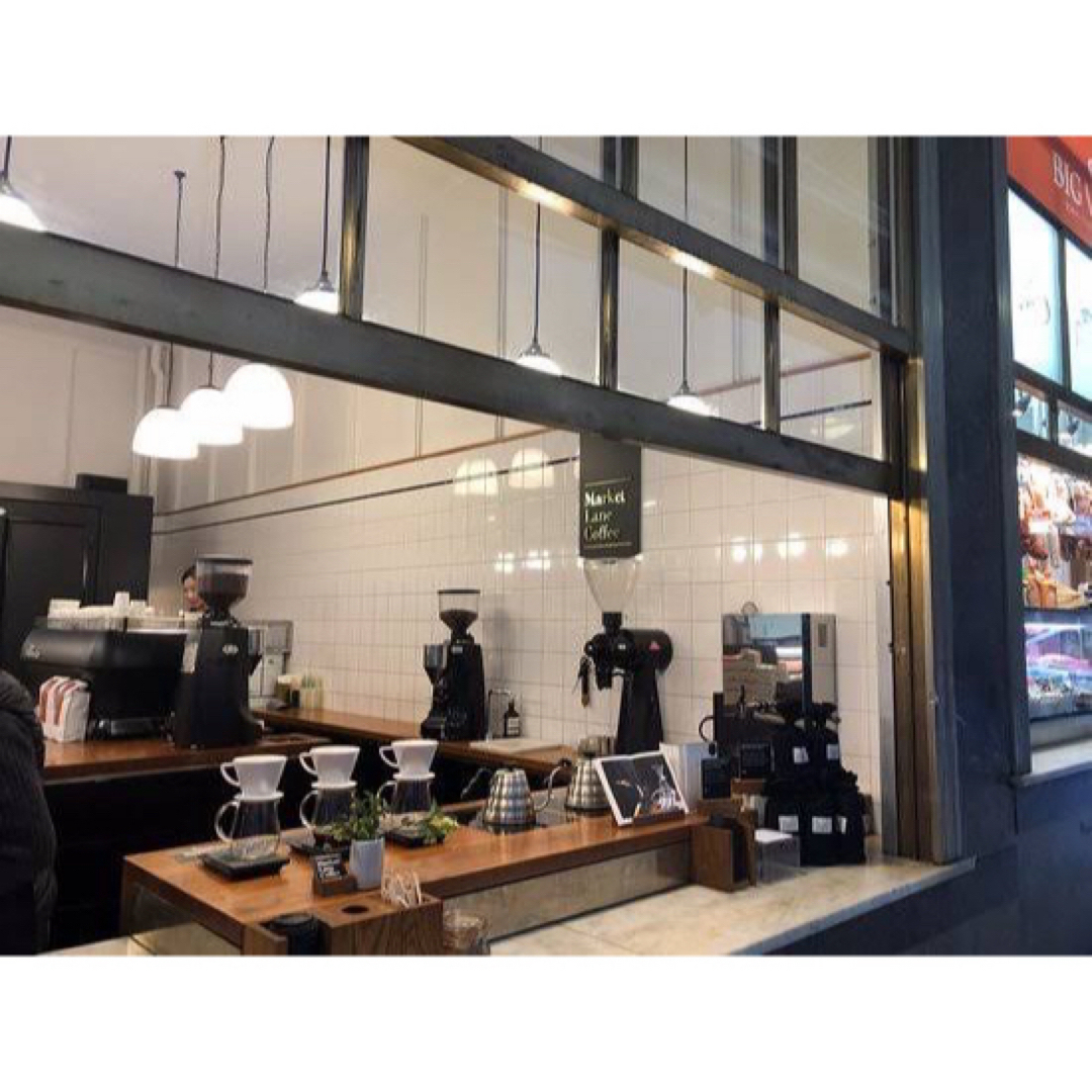 ☆メルボルン発☆コーヒー Market Lane Coffee トートバッグの ☆メルボルン発☆コーヒー Market Lane Coffee トートバッグの