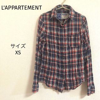 アパルトモンドゥーズィエムクラス(L'Appartement DEUXIEME CLASSE)のL'APPARTEMENT アパルトモン 。チェック柄 長袖シャツ(シャツ/ブラウス(長袖/七分))