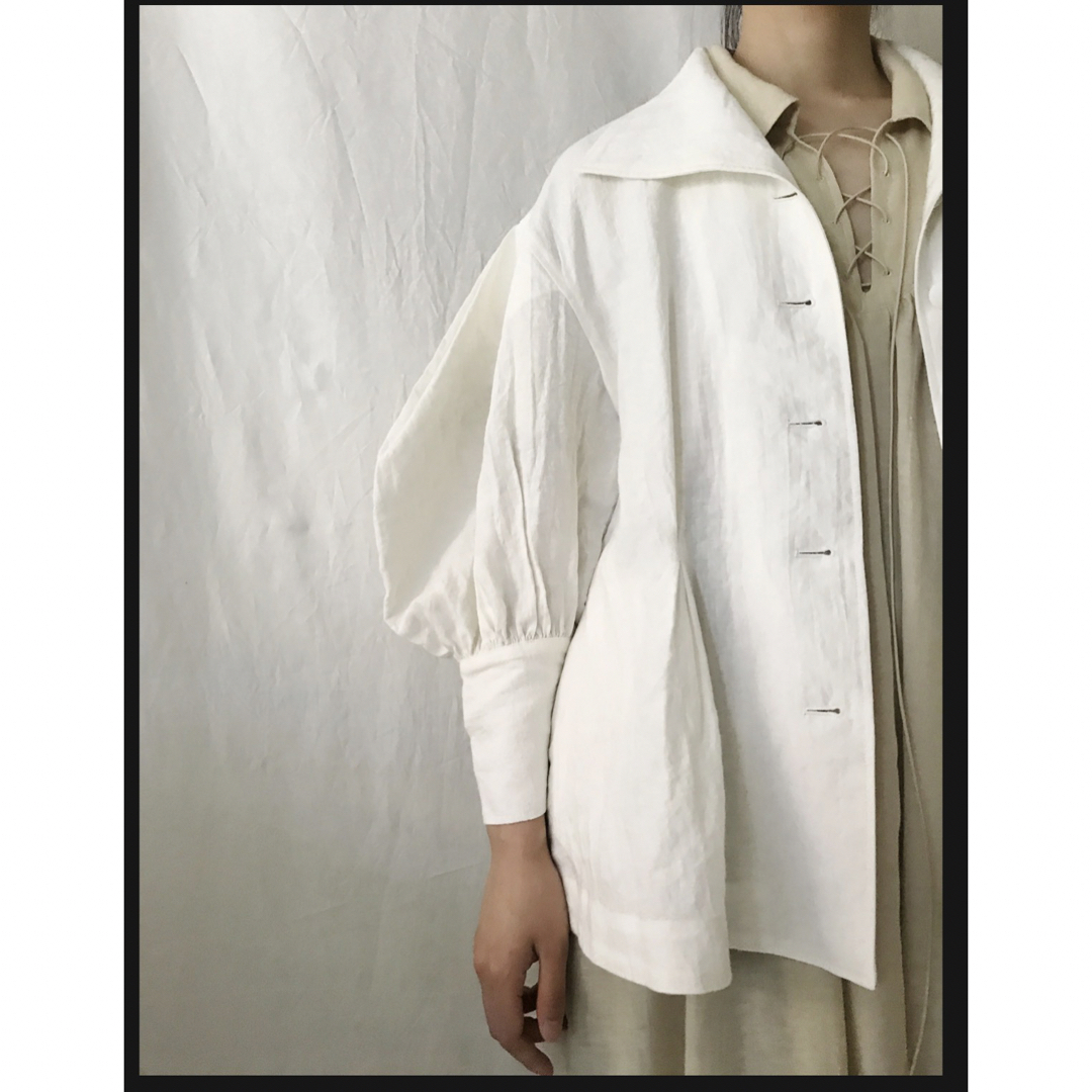 JOURNAL STANDARD(ジャーナルスタンダード)の【kengo】volume sleeve linen jacket レディースのジャケット/アウター(その他)の商品写真