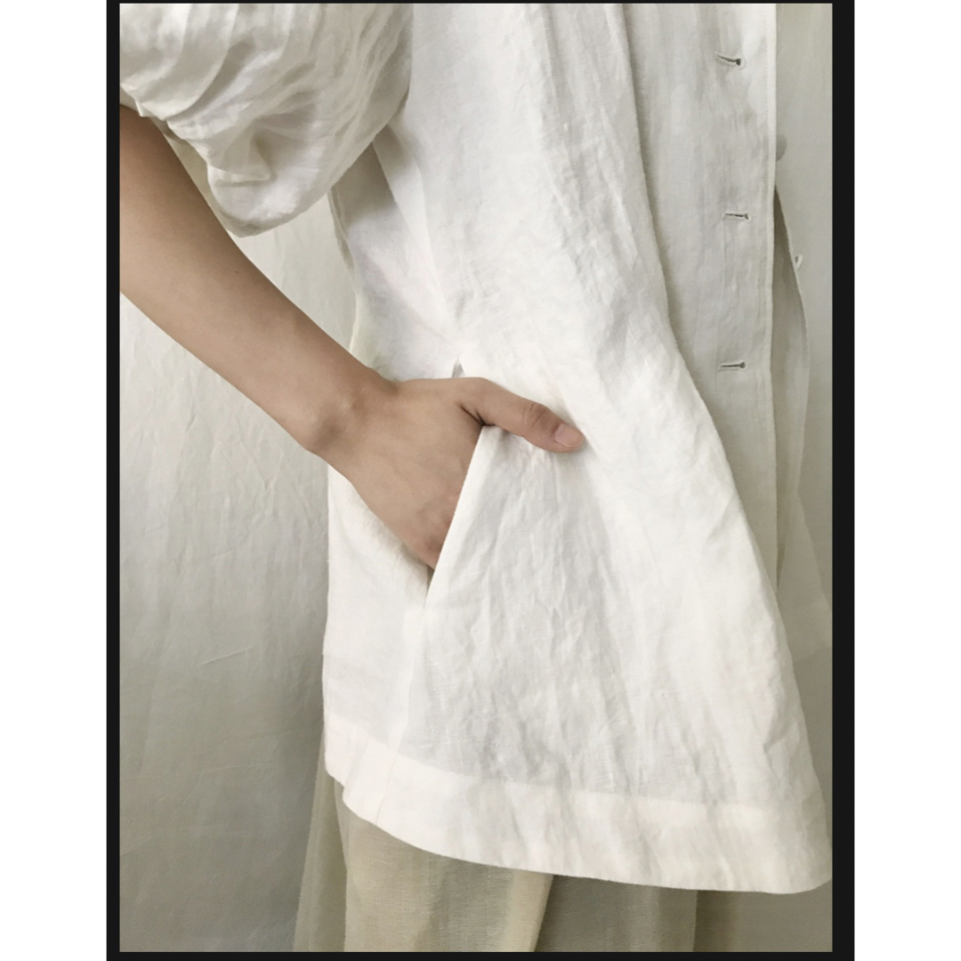 JOURNAL STANDARD(ジャーナルスタンダード)の【kengo】volume sleeve linen jacket レディースのジャケット/アウター(その他)の商品写真