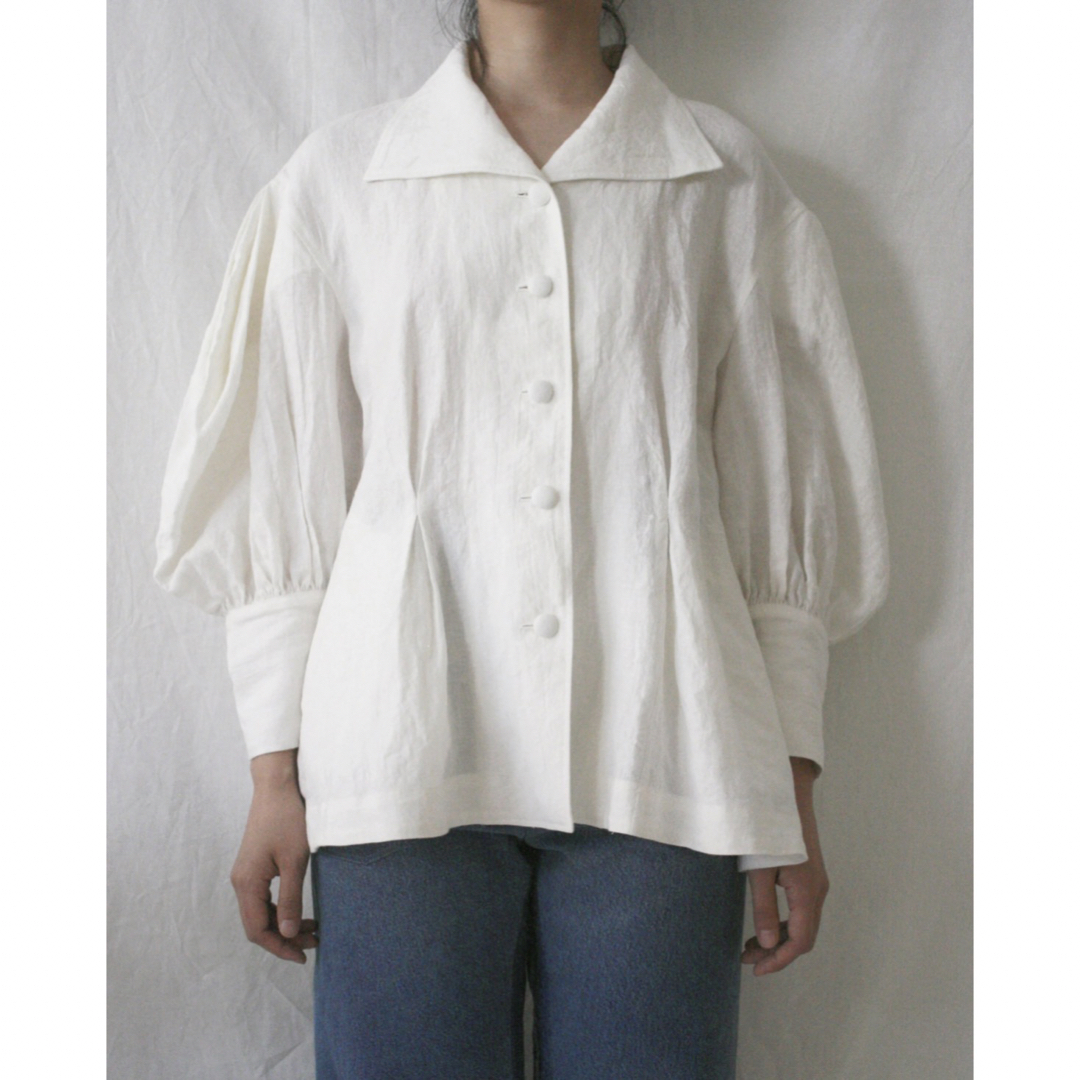 JOURNAL STANDARD(ジャーナルスタンダード)の【kengo】volume sleeve linen jacket レディースのジャケット/アウター(その他)の商品写真