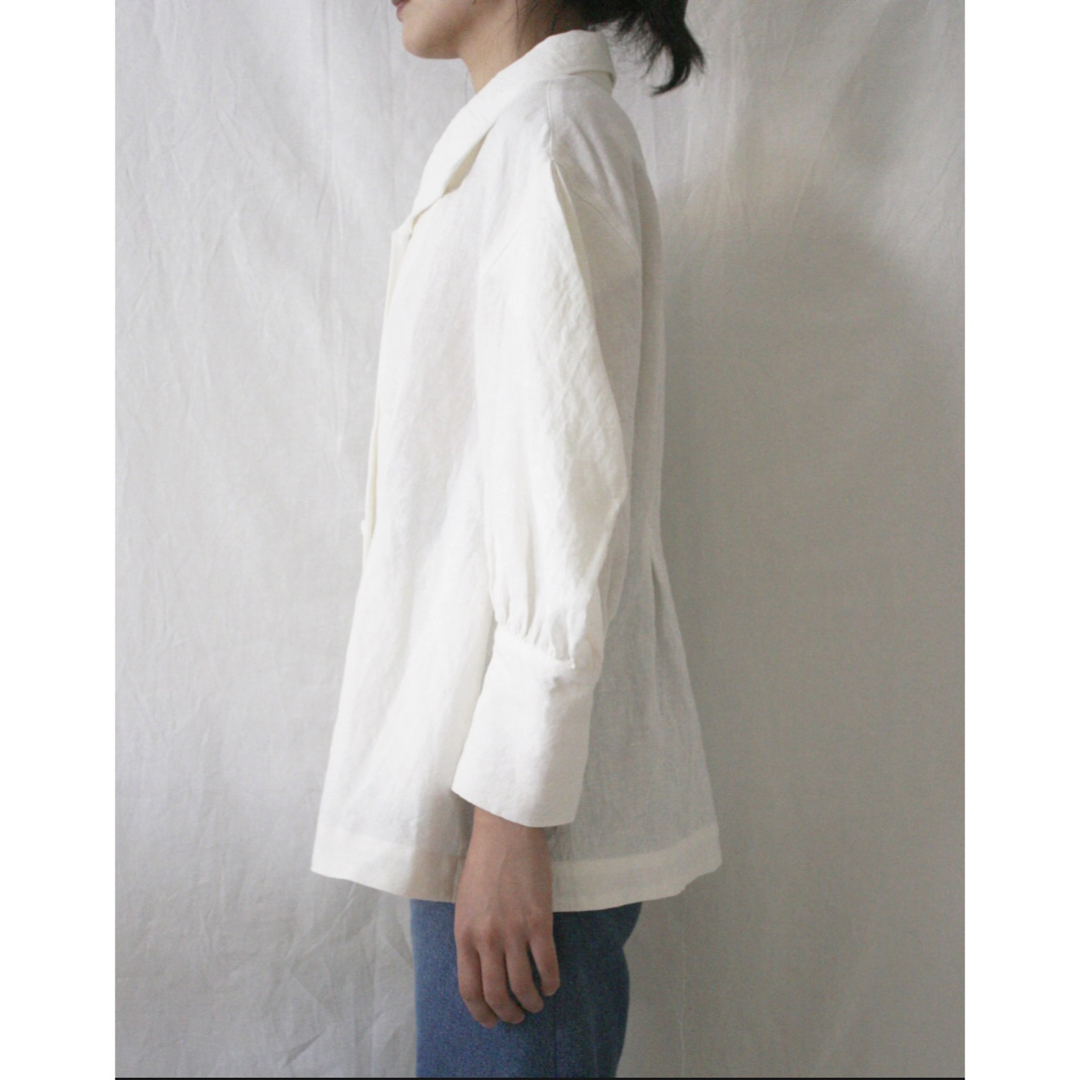 JOURNAL STANDARD(ジャーナルスタンダード)の【kengo】volume sleeve linen jacket レディースのジャケット/アウター(その他)の商品写真