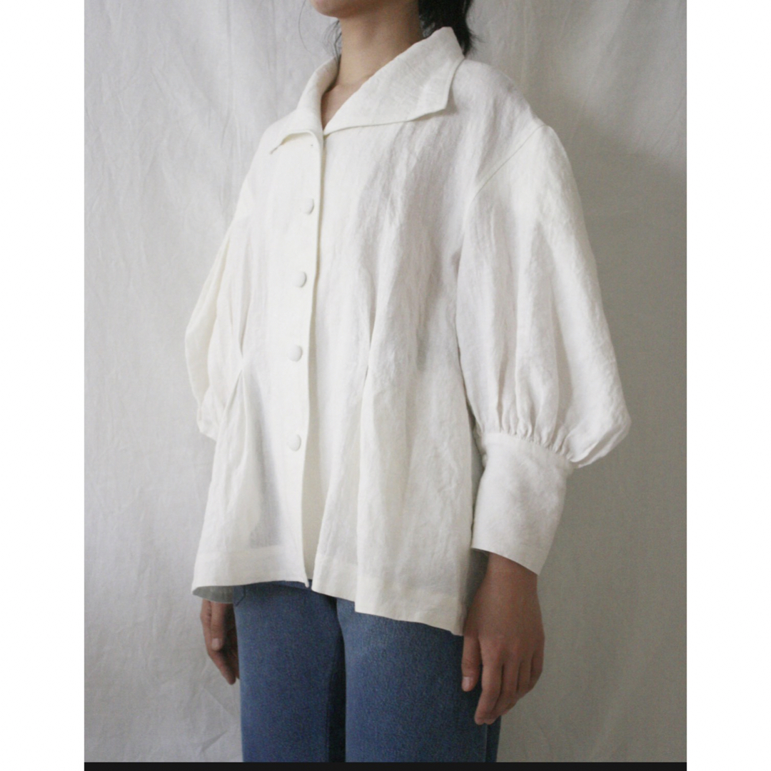 JOURNAL STANDARD(ジャーナルスタンダード)の【kengo】volume sleeve linen jacket レディースのジャケット/アウター(その他)の商品写真