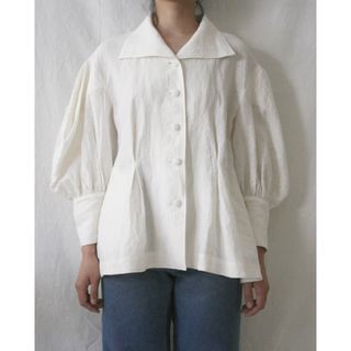 ARTS&SCIENCE - 【kengo】volume sleeve linen jacket