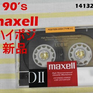 マクセル(maxell)の新品 90ｓmaxell パイポジション テープ 14131c 46分 80 5(その他)