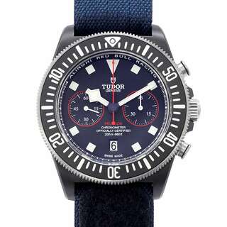 チュードル(Tudor)のチュードル ペラゴス FXD クロノ 25807KN TUDOR チューダー 腕時計 ブルー文字盤(腕時計(アナログ))