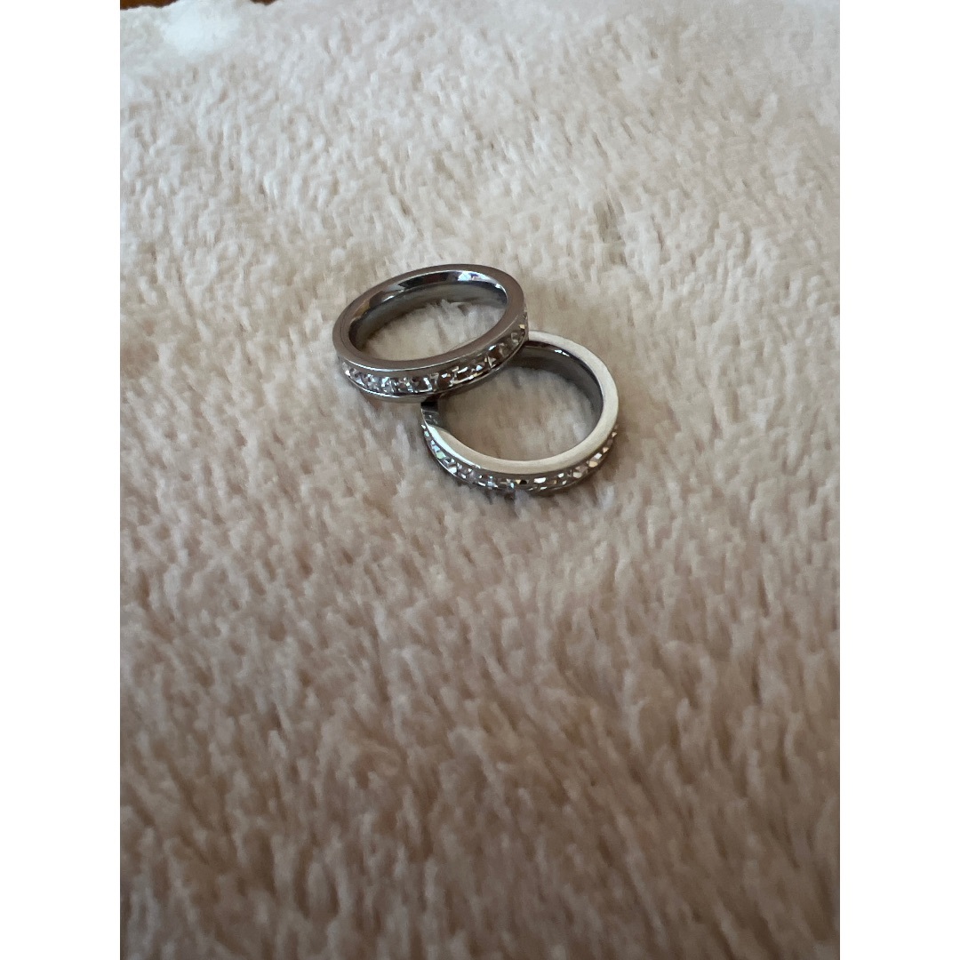 指輪 ステンレス リング レディース 太め 金属アレルギー対応 おしゃれ 大きい レディースのアクセサリー(リング(指輪))の商品写真