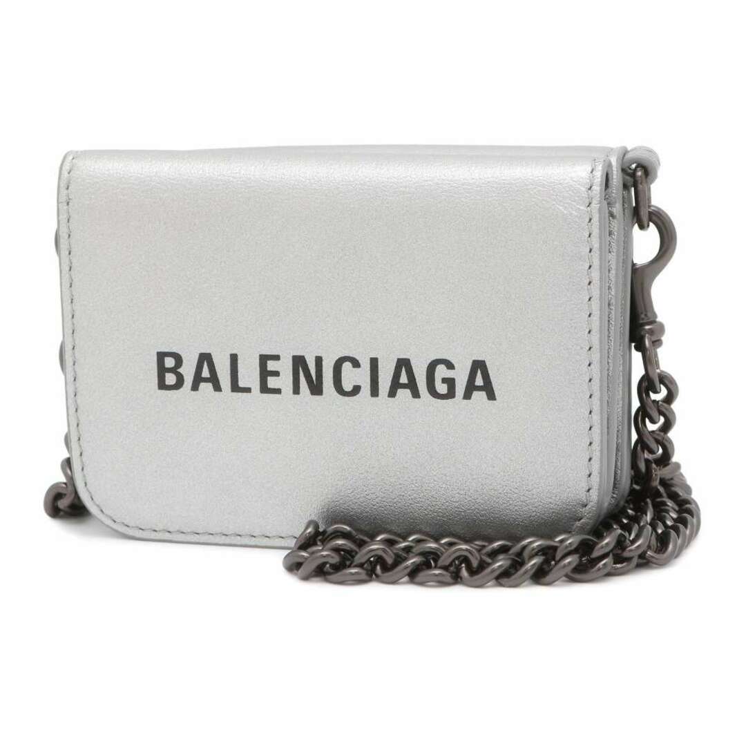 Balenciaga(バレンシアガ)のバレンシアガ チェーンウォレット CASH ミニウォレット レザー 618145 BALENCIAGA 財布 レディースのファッション小物(財布)の商品写真