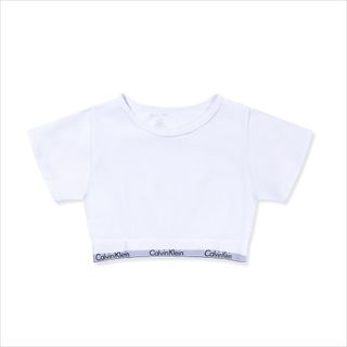 シーケーカルバンクライン(ck Calvin Klein)のMODERN COTTON LINE EXT 半袖Tシャツブラレット　ホワイトS(Tシャツ(半袖/袖なし))