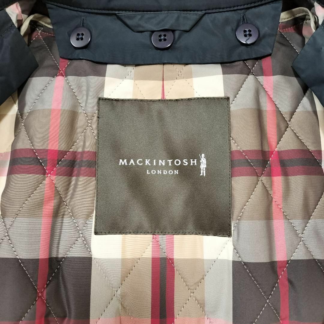 MACKINTOSH(マッキントッシュ)の264 マッキントッシュ ステンカラーコート チェックライナー キルティング L メンズのジャケット/アウター(ステンカラーコート)の商品写真