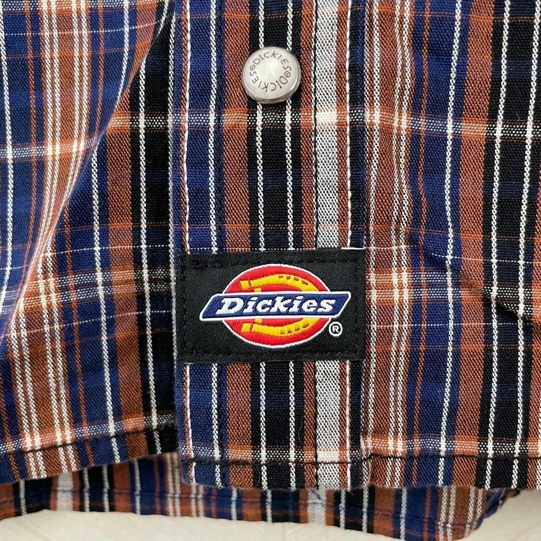 Dickies(ディッキーズ)の美品 ディッキーズ チェック シャツ 長袖 スナップボタン ビックサイズ 古着 メンズのトップス(シャツ)の商品写真