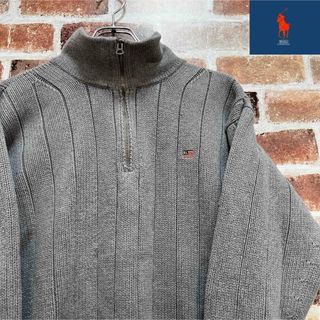 ポロラルフローレン(POLO RALPH LAUREN)の超激レア❗️ポロ　ジーンズ　ハーフジップ　ニット　セーター❗️(ニット/セーター)